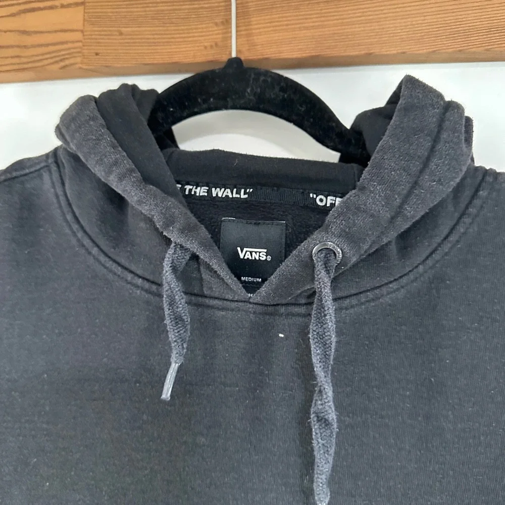 Vans Palm Tree Farm Hoodie Mens Medium‎ Black Graphic Pullover Grunge